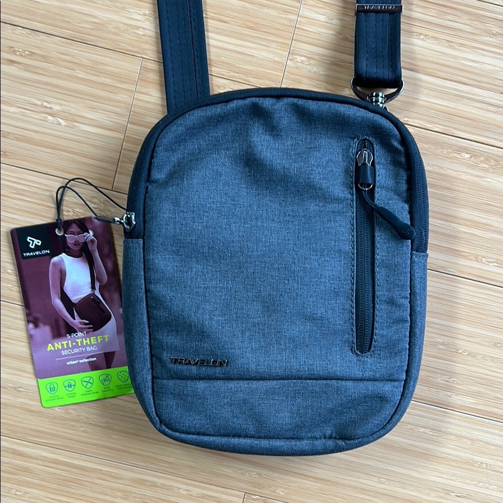 Travelon Gray Anti-Theft Security Bag
